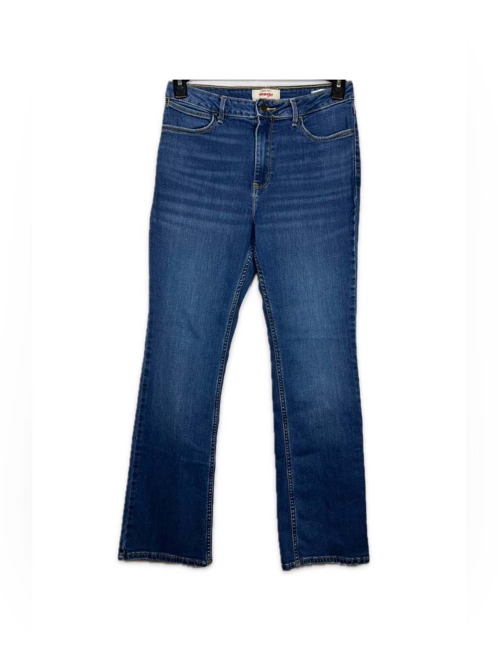 Wrangler High Rise Bold Boot Jeans Size 8 Dark Wash